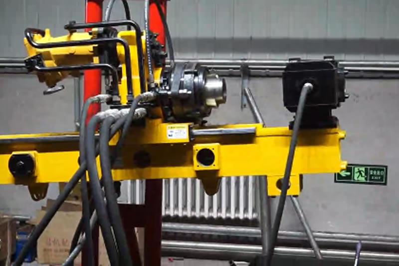 KY-600B鉆機，試機與井下施工